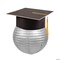 Hanging Paper Lantern with Graduation Cap Decorating Kit 12 Pc